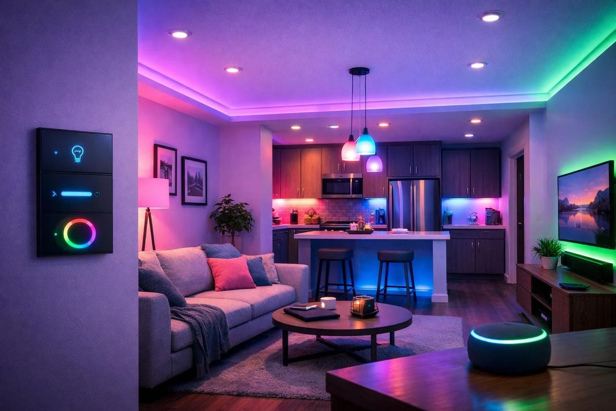 discover the best smart lighting setup for apartments to enhance your space with energy-efficient, customizable, and easy-to-install solutions.